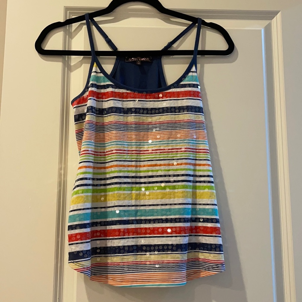 Women’s multicolored striped tank top